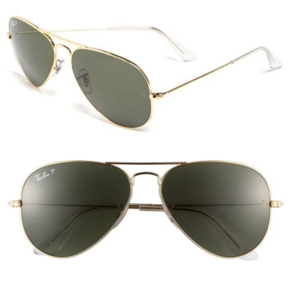 Original 58mm Polarized Aviators (scratched)